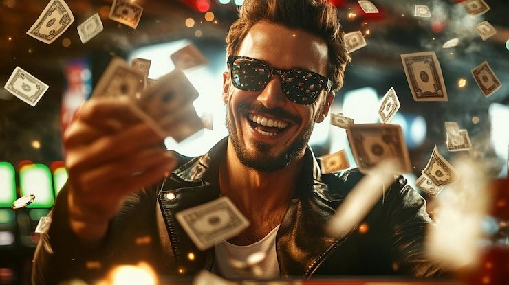 Ilustrasi edukasi responsible gaming dan manajemen keuangan dalam hiburan taruhan online