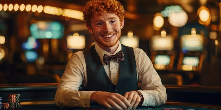 Gambar ilustrasi pemain menikmati hiburan sports dan casino di cuanwin777 dengan senyum puas